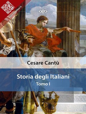 cover image of Storia degli italiani Tomo I